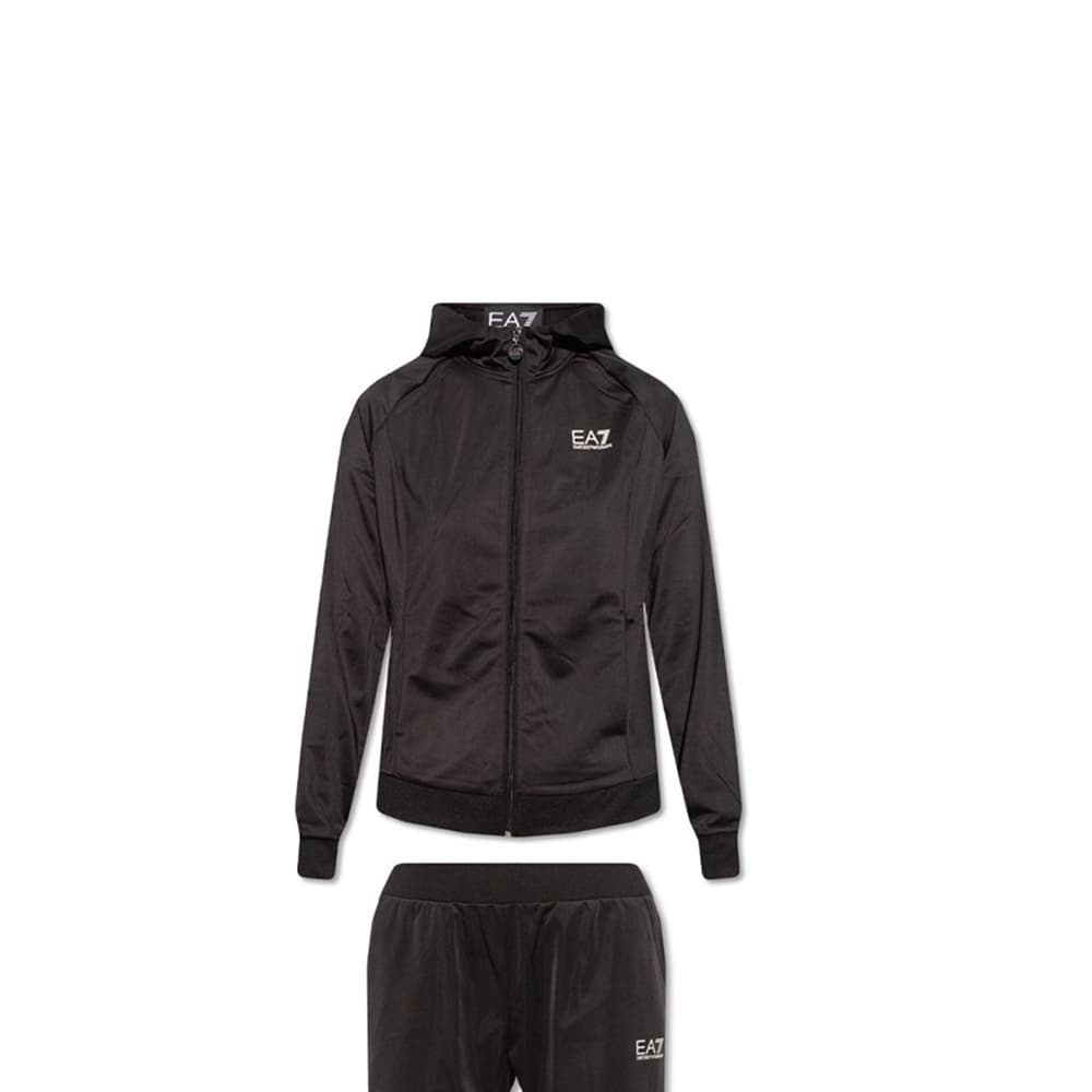 EMPORIO ARMANI EA7 SS23 Повседневный костюм женский черный - изображение 3