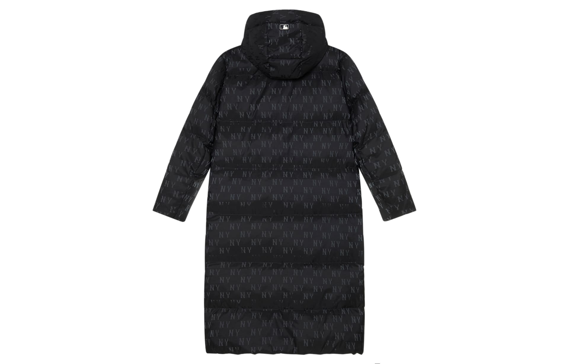 Зимняя куртка MLB MONOGRAM 24FW Пуховик Унисекс Черный - изображение 2