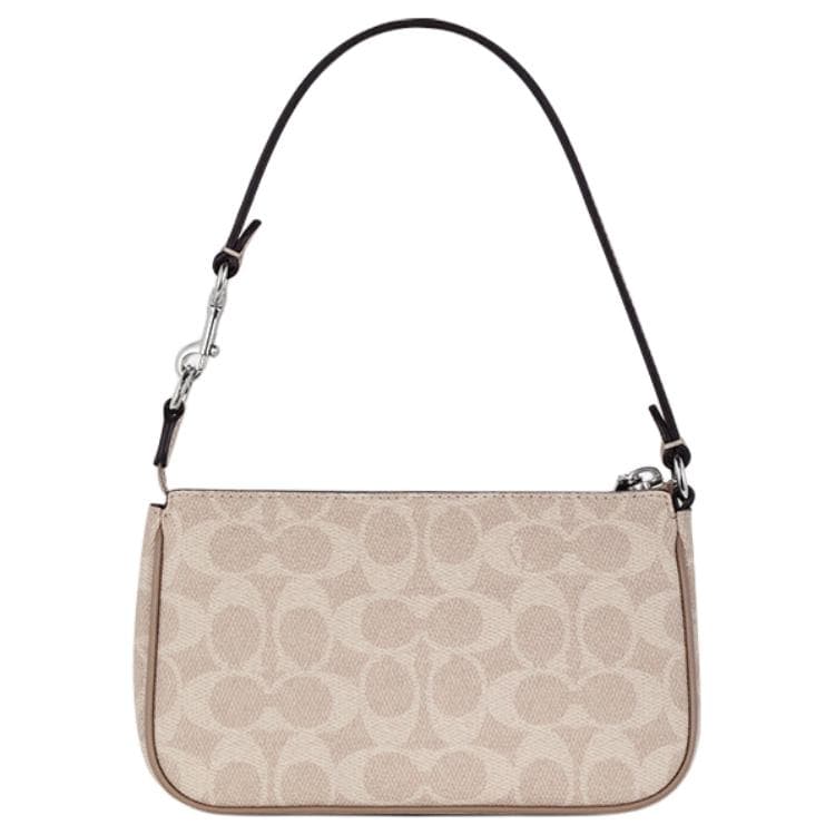 Мини-сумка COACH Nolita Кожа из ПВХ Маленькая сумочка Сумки через плечо Маленький Женские Абрикос - изображение 4