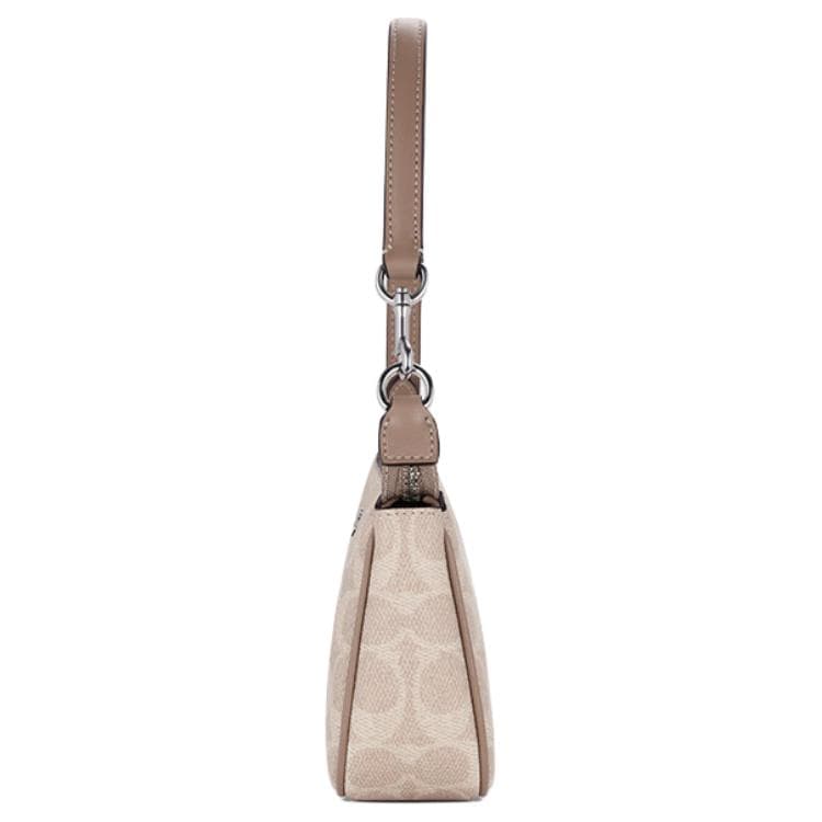 Мини-сумка COACH Nolita Кожа из ПВХ Маленькая сумочка Сумки через плечо Маленький Женские Абрикос - изображение 3
