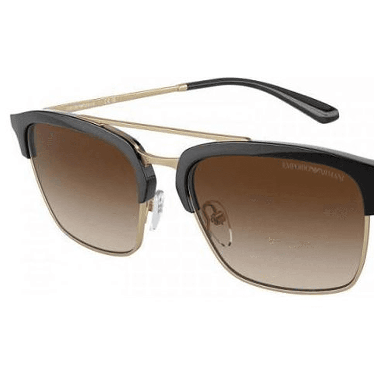 Солнцезащитные очки EMPORIO ARMANI Солнцезащитные очки OVAL METALL Мужские Золотые - изображение 3