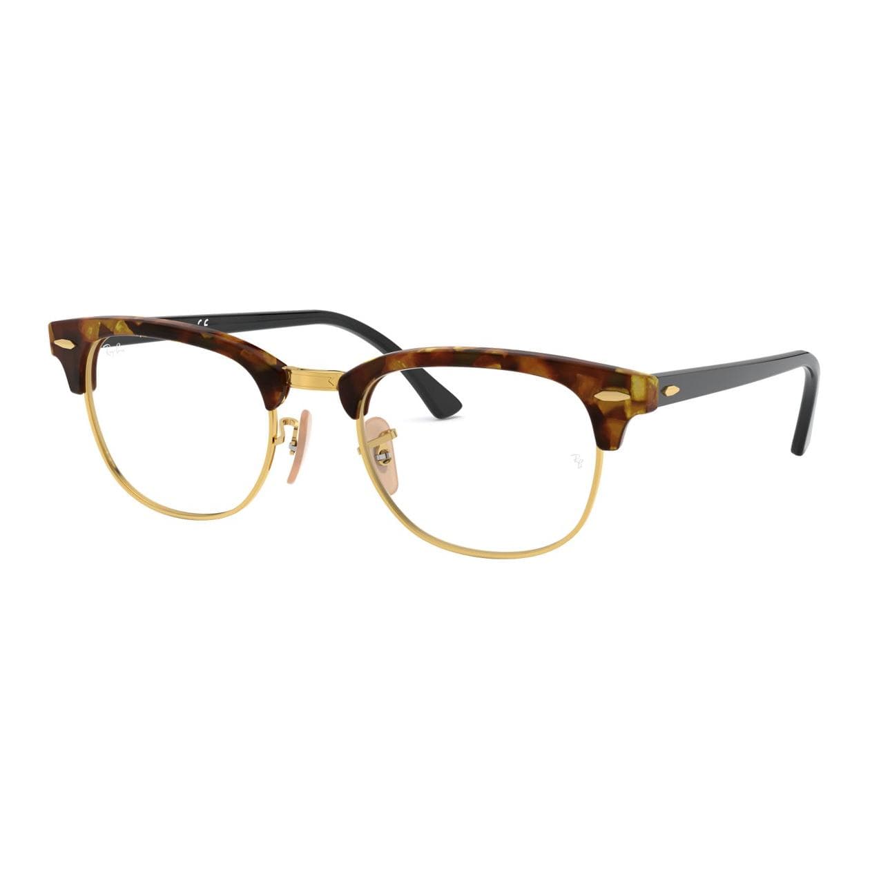 Оправа RayBan Пластиковые квадратные оправы для очков унисекс цвет черепаховый - изображение 1