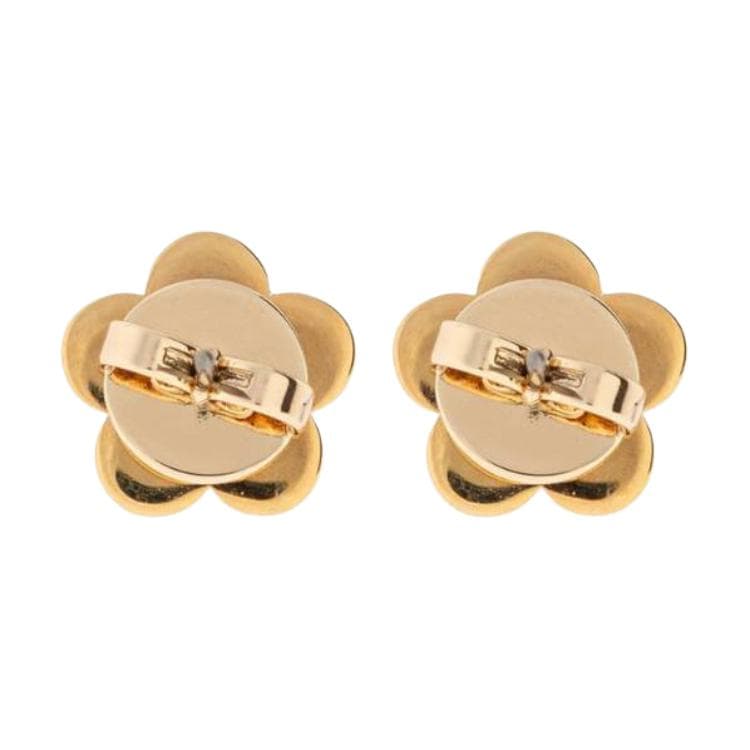 Серьги Tory Burch Перегородчатая эмаль Brass Stud Серьги Женские Черный - изображение 2