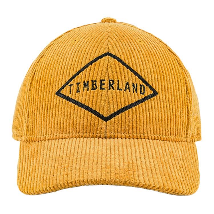 Кепка Timberland Вельветовая смесь кепки унисекс желтого цвета - изображение 2