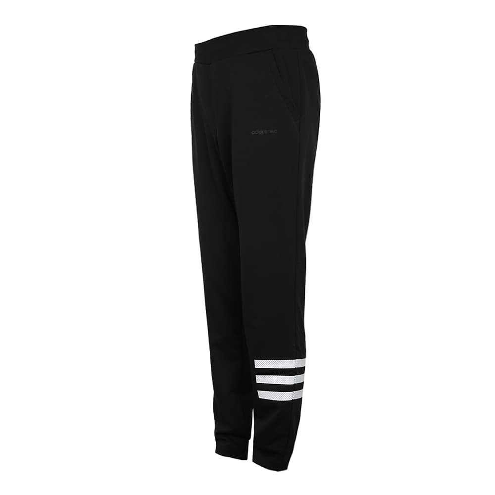 Штаны Adidas Neo Вязаные Спортивные Брюки Мужские Черные - изображение 3