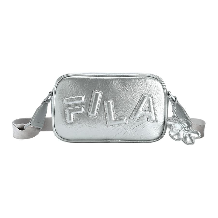 Сумка через плечо FILA ПУ (полиуретан) Сумка через плечо Женская Серый Серебряный - изображение 1