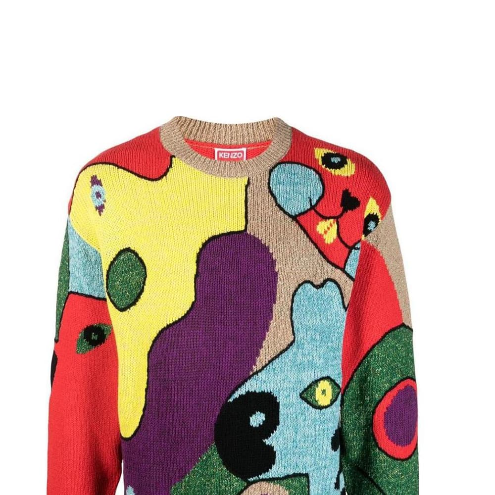 Кофта KENZO Jacquard Cartoon Sweater - изображение 6