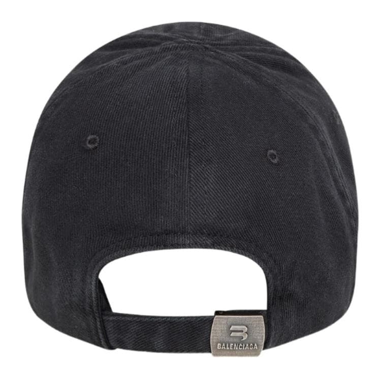 Кепка Balenciaga Logo Cap Black - изображение 5