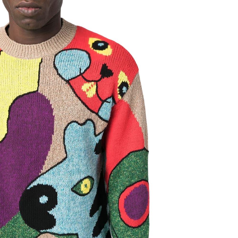Кофта KENZO Jacquard Cartoon Sweater - изображение 5