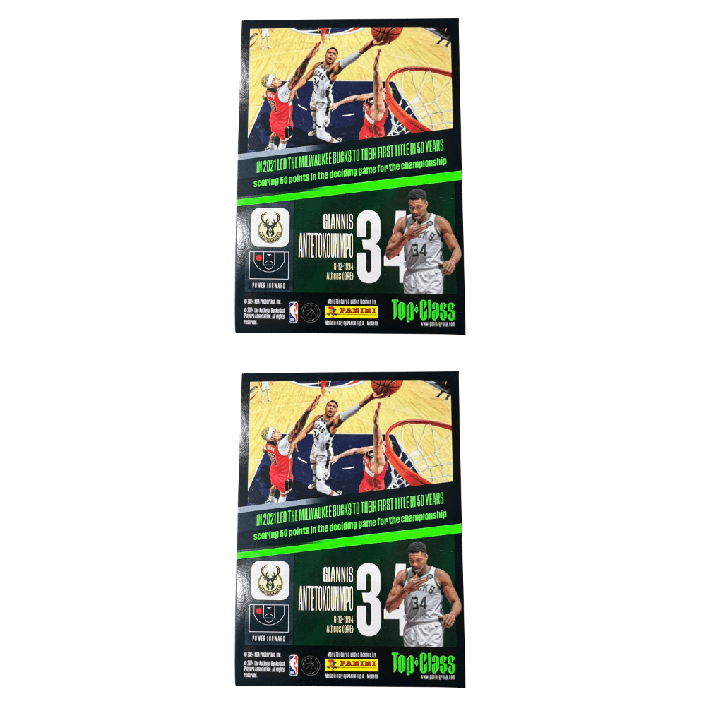Коллекционные карточки Panini 2023 24 Баскетбол NBA Bucks Ядерный Письмо Bro Greek Freak TC Звезда Карта Редкая Спортивная Карта - изображение 3