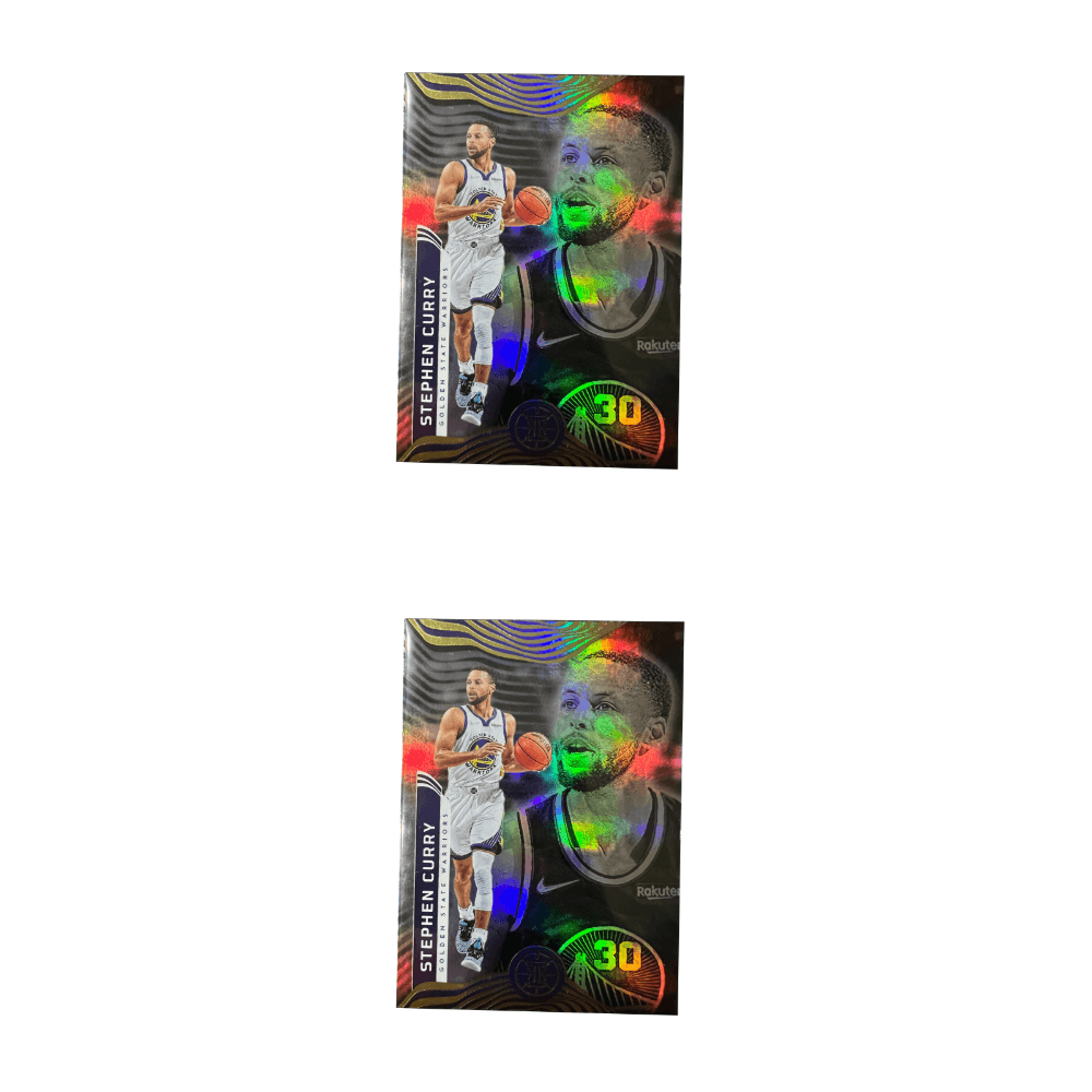 Коллекционные карточки Panini 2021 Баскетбол NBA Panini Golden State Warriors Stephen Curry Klay Thompson Рефракция Редкие Карты - изображение 3