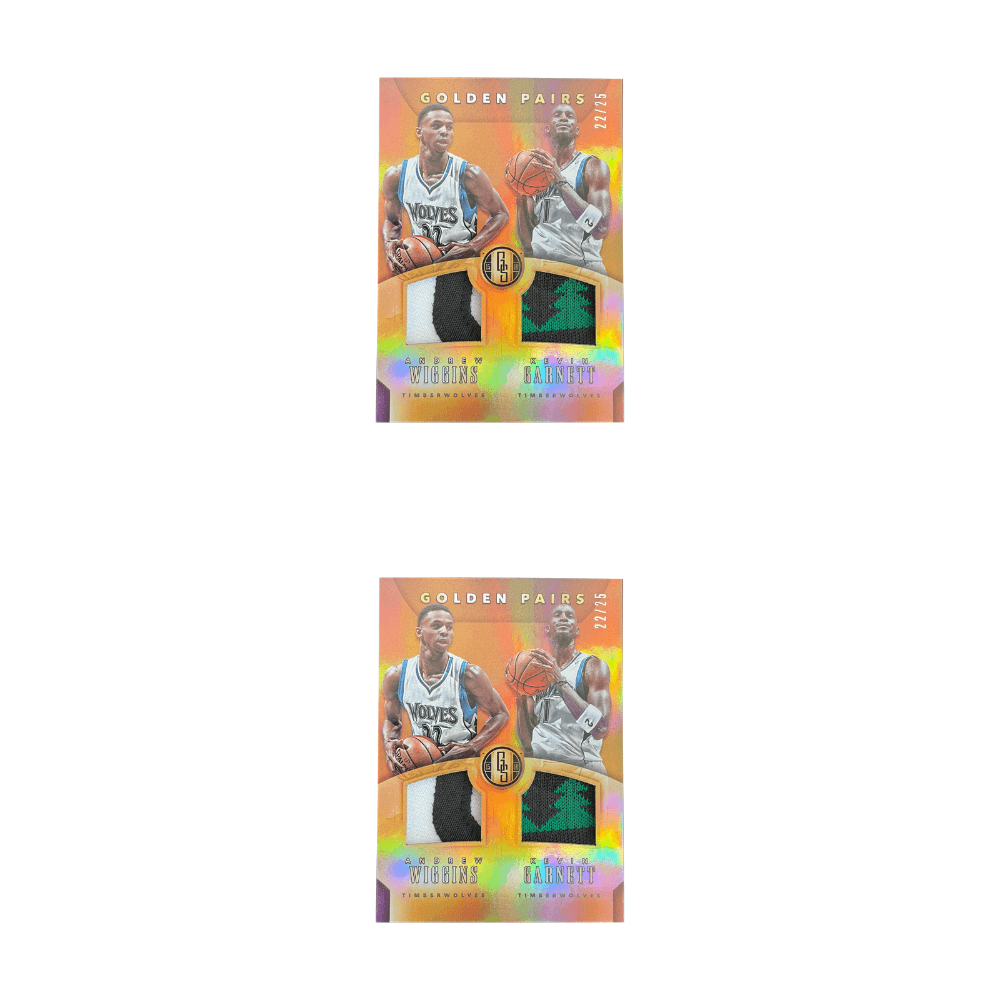 Коллекционные карточки PANINI ANDREW Виггинс+Кевин Гарнетт - изображение 4