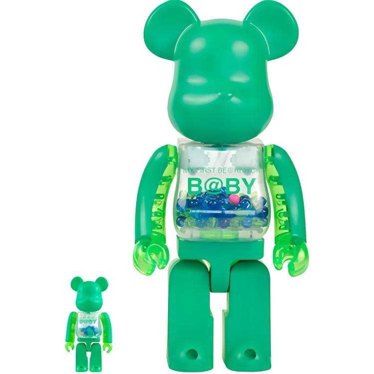 Фигурка BE@RBRICK MY FIRST B@BY Green Fairy MACAU 2022 - изображение 2