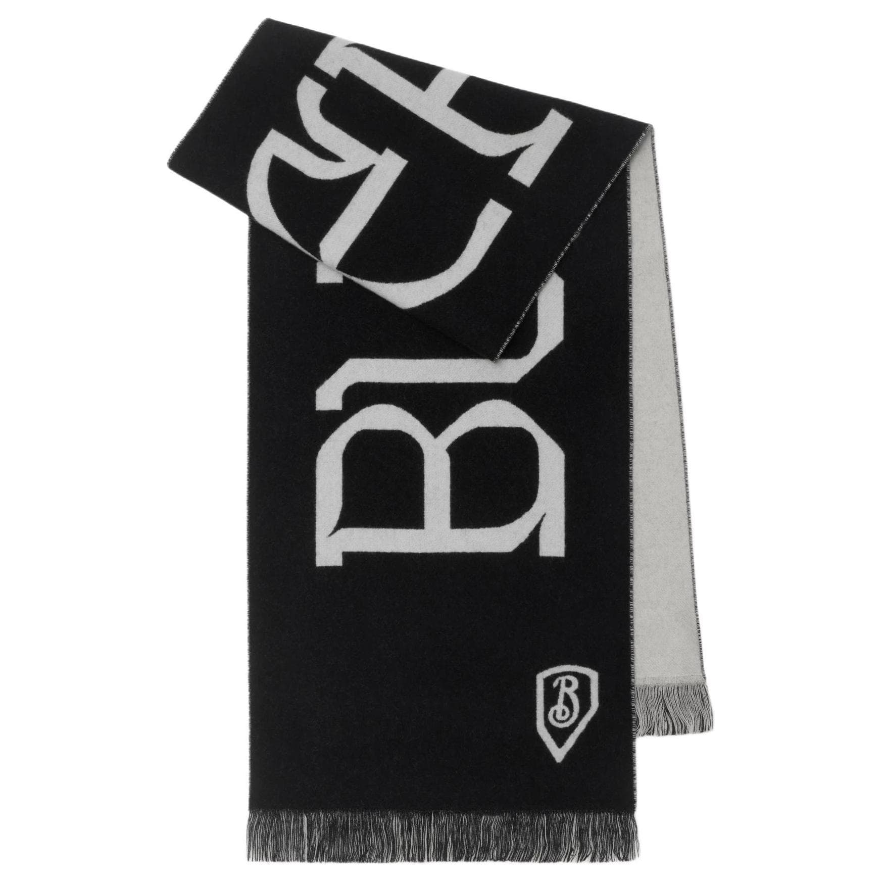 Шарф Burberry Wool Knit Платки Унисекс Черный - изображение 3