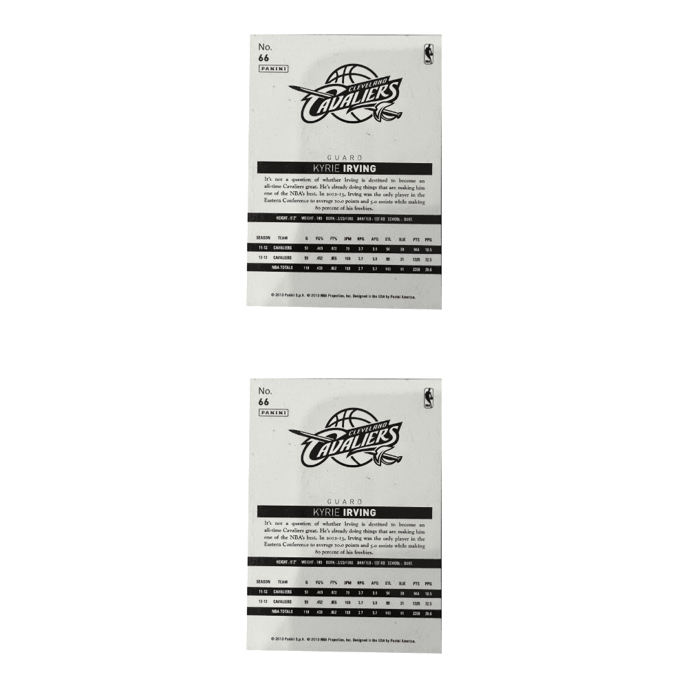 Коллекционные карточки PANINI Knight Team Kyrie Irving Золото Pen Autograph Подпись РАРНАя Спортивная Карты 1 шт - изображение 4