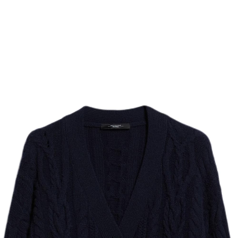 Кофта WEEKEND MaxMara Sponda Wool Yarn Cardigan V - изображение 8