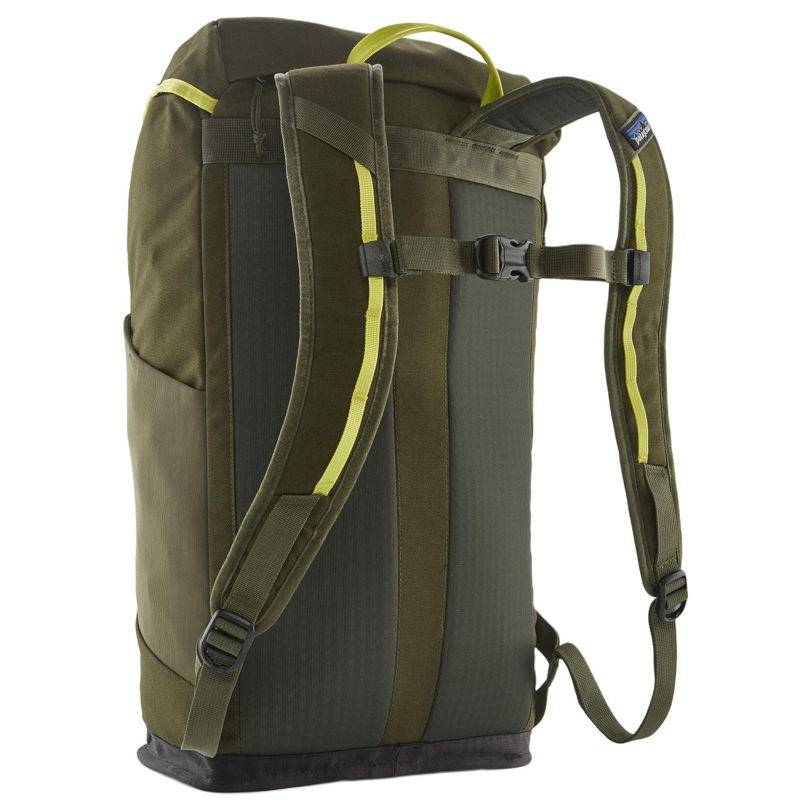 Patagonia Fieldsmith 28L Outdoor Рюкзак Сумка из органического хлопка Холст Сосновый зеленый Унисекс - изображение 3