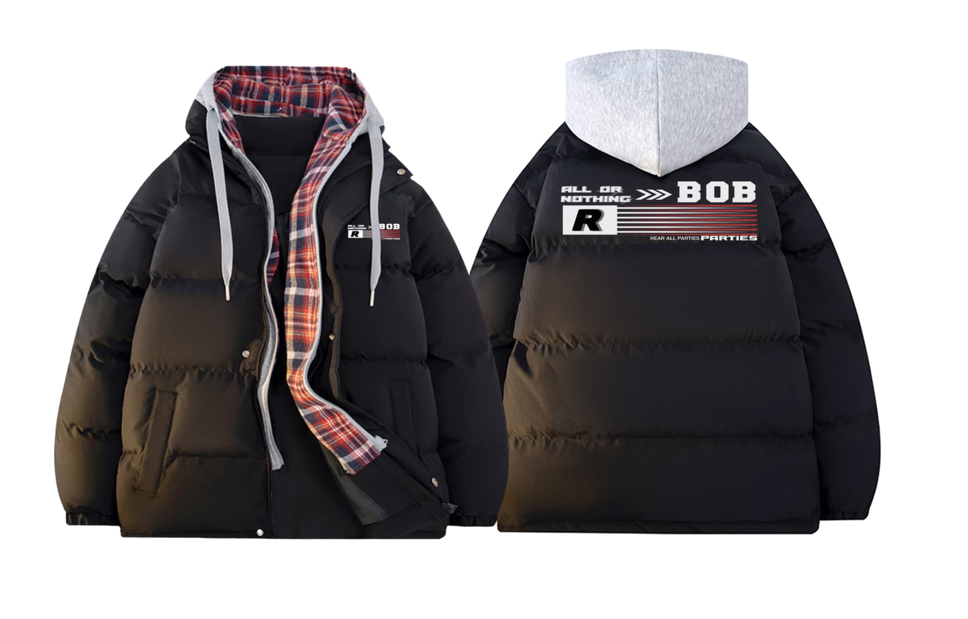 Зимняя куртка пуховик BOBBY ABLEY Logo - изображение 3