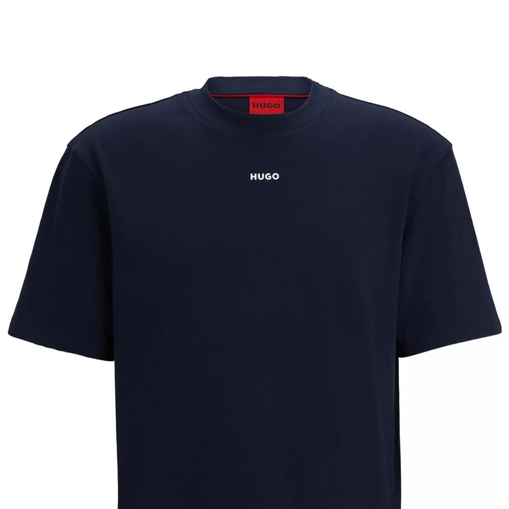 Футболка HUGO BOSS Cotton-Jersey Relaxed-Fit T-Shirt With Logo Print T - изображение 7