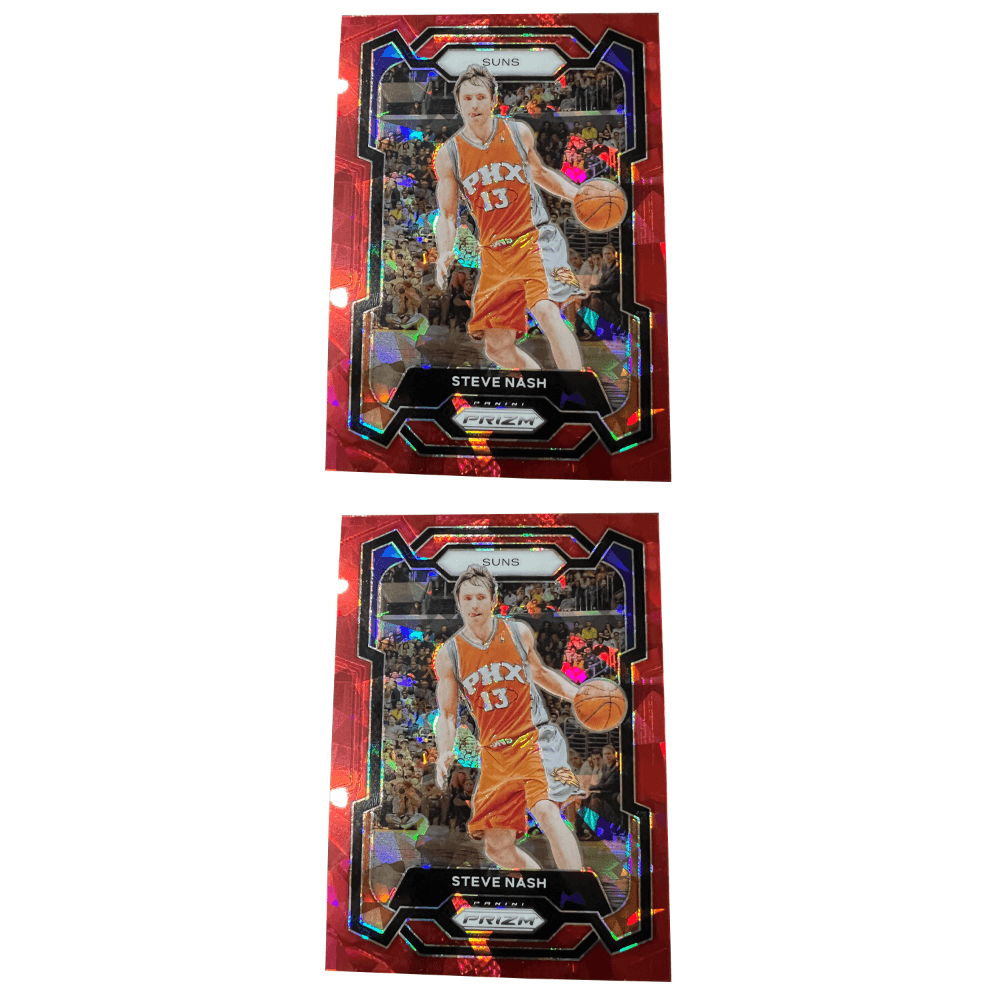 Коллекционные карточки PANINI x 2023-24 Баскетбол NBA Финикс Санз Стивен Нэш Prizm Красный Ледяной Осколок Звездная Карта Редкая Спортивная Карта - изображение 4