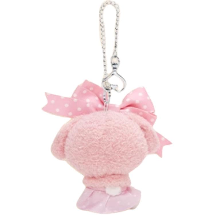 Санрио My Melody Гороховый узор Бант Кукла Плюшевый Украшение Длина Тела 11 см - изображение 2