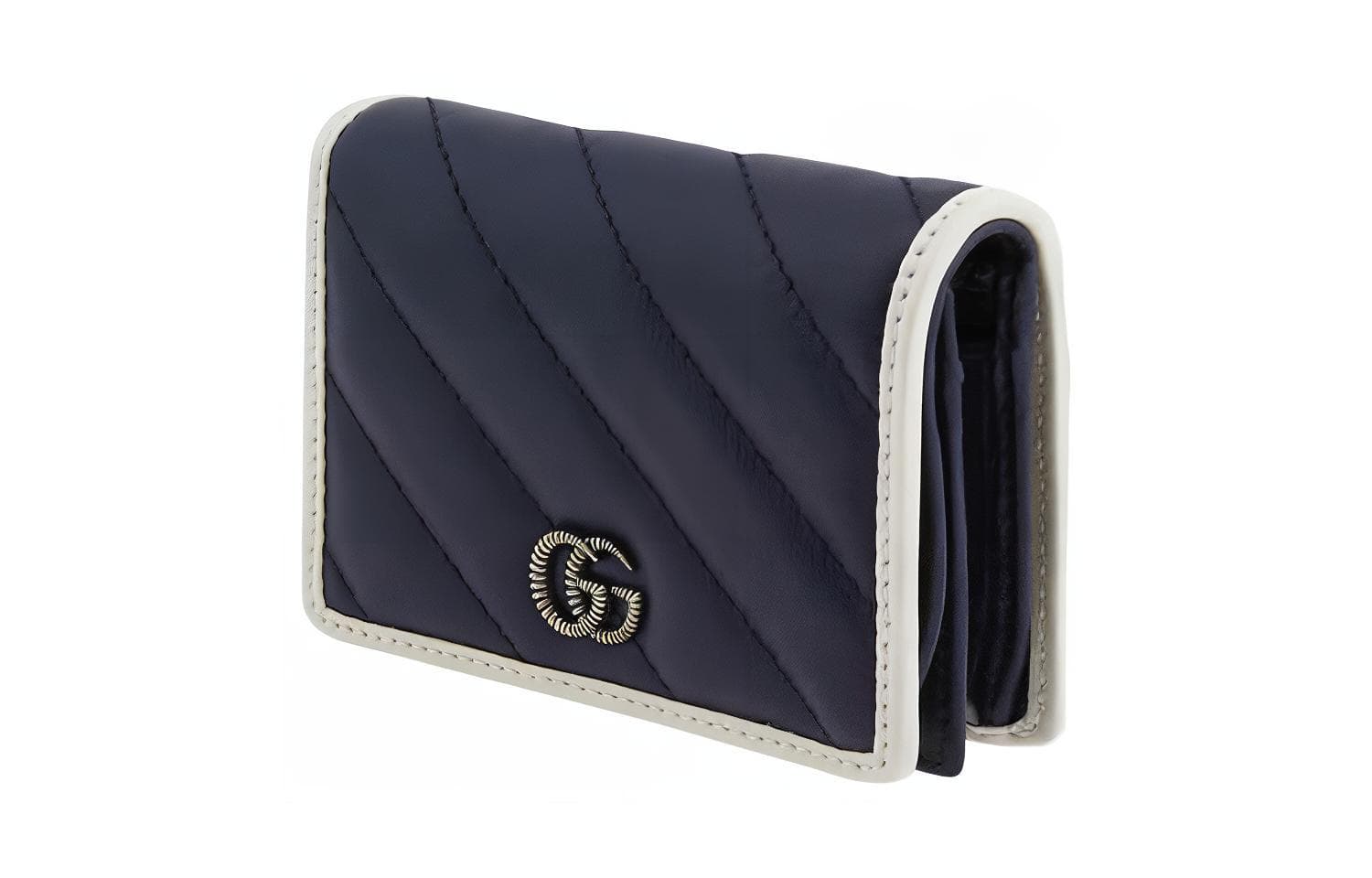 Картхолдер Gucci GG Marmont Card Holder Blue White - изображение 2