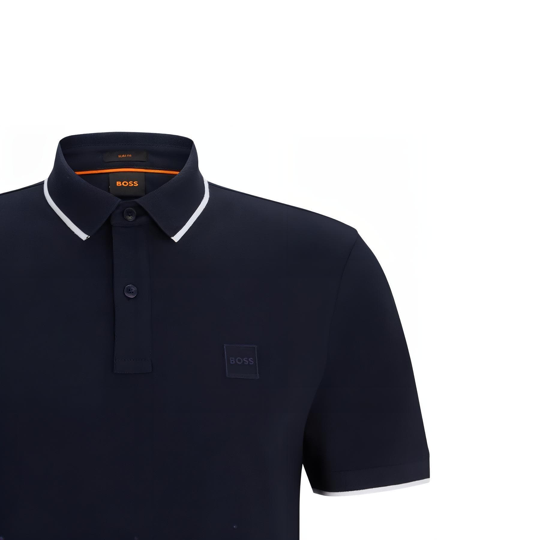 Поло HUGO BOSS Stretch-Cotton Slim-Fit Polo Shirt With Logo Patch PoloPolo - изображение 7