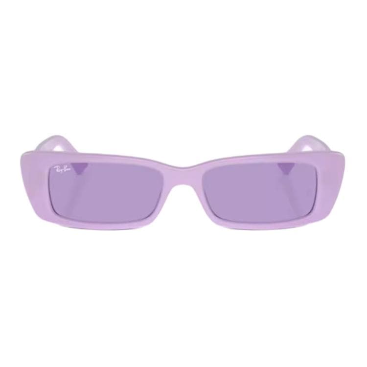 Солнцезащитные очки RayBan Вакуумная Формовая Пластиковая Оправа Квадратные Солнцезащитные Очки Унисекс Сирень Фиолетовый - изображение 2
