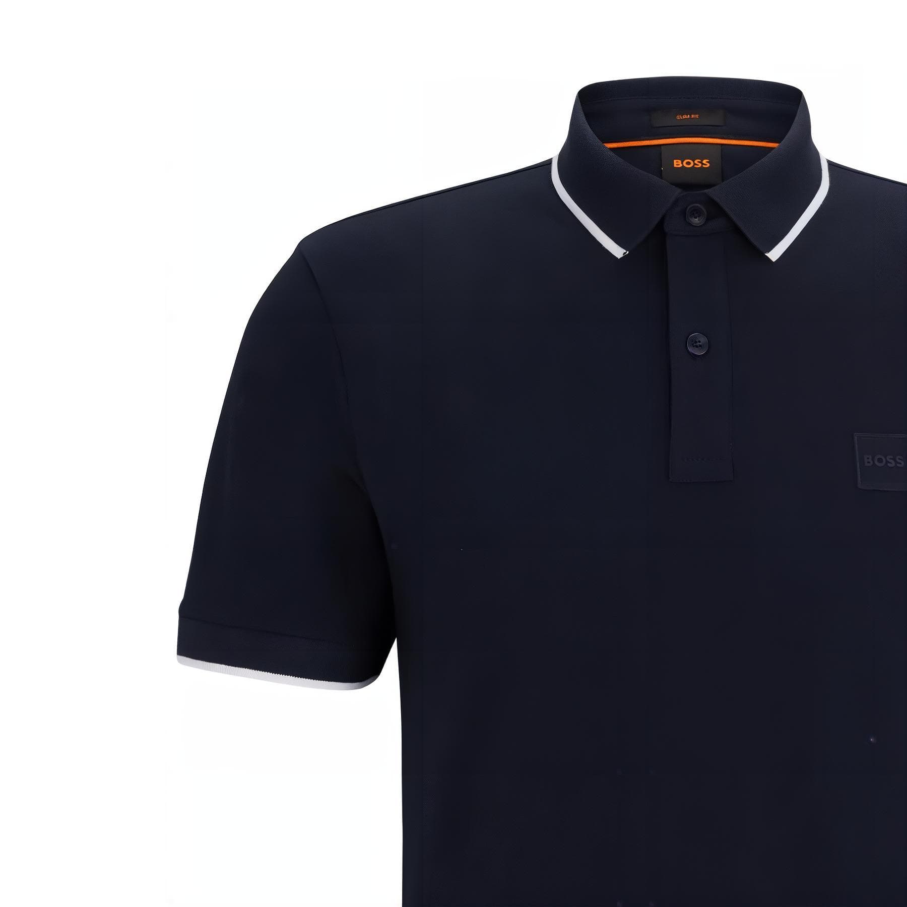 Поло HUGO BOSS Stretch-Cotton Slim-Fit Polo Shirt With Logo Patch PoloPolo - изображение 6