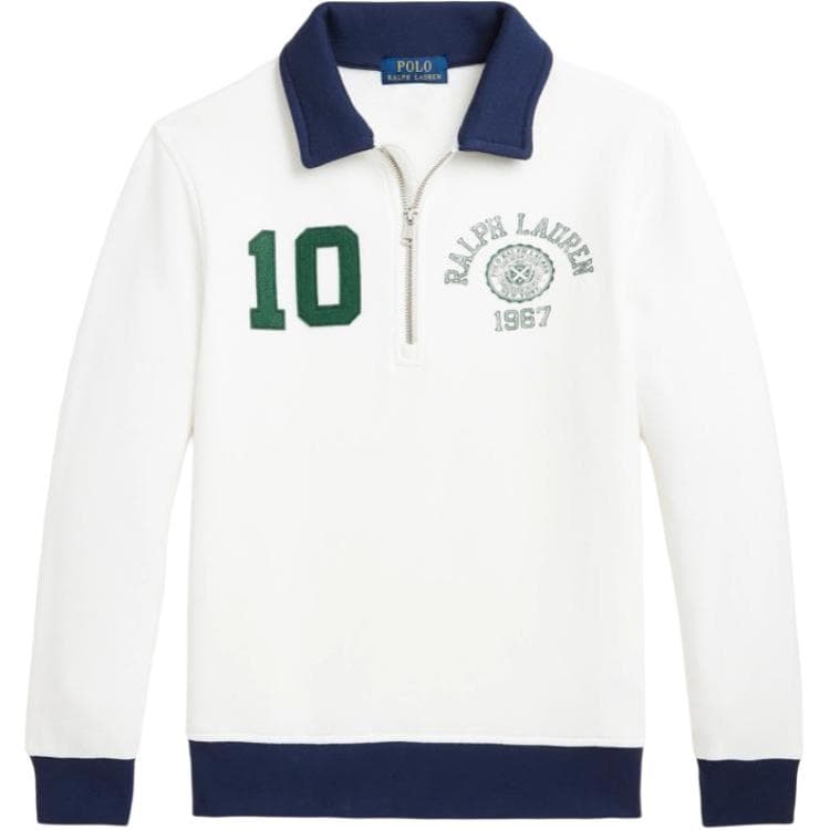 Polo Ralph Lauren Худи-ханьфу Платье FW24 Выстиранный Белый Детский - изображение 1