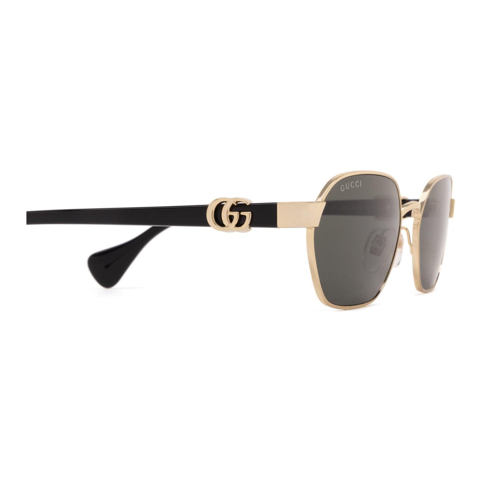 Солнцезащитные очки Gucci Metal Irregular Sunglasses Gold - изображение 4