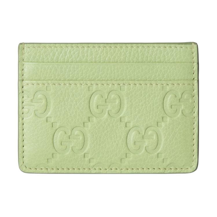 Картхолдер Gucci Зернёная кожа Визитницы Женские Зелёный - изображение 1