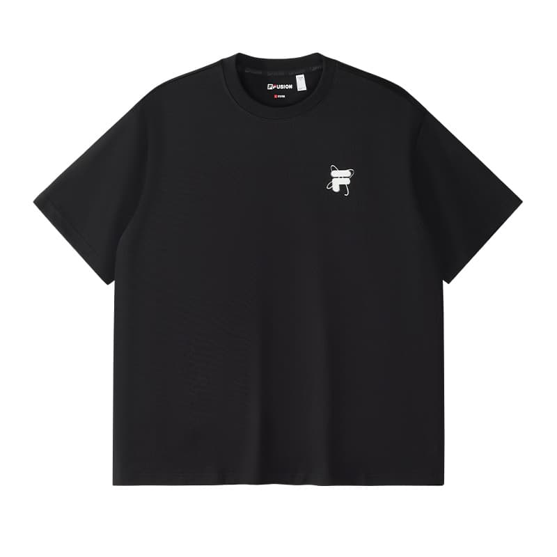 Футболка FILA FUSION FOB T Рубашка Унисекс Глубокий Черный - изображение 1