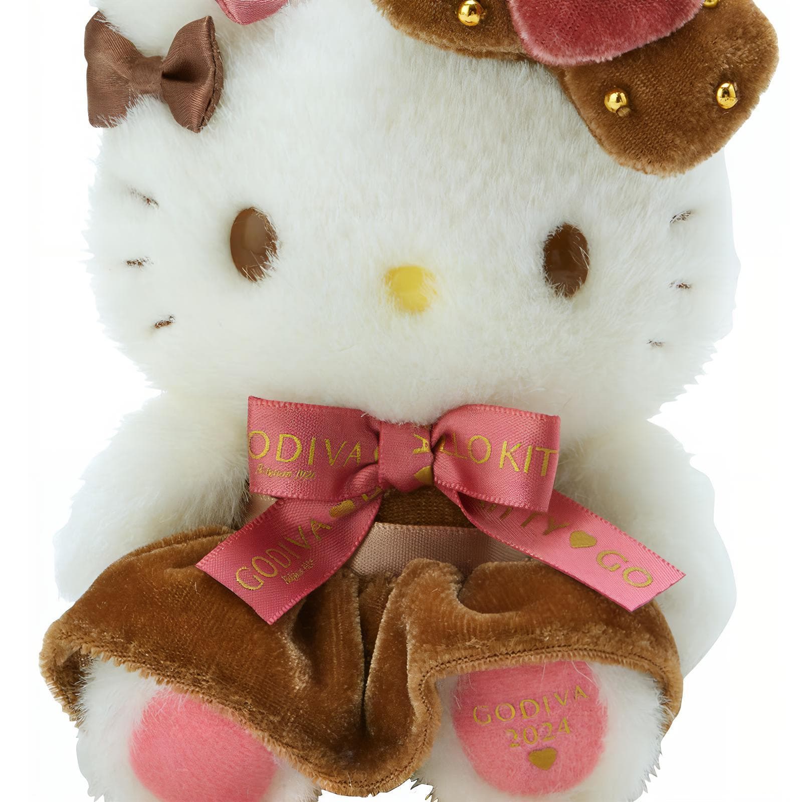 Мягкая игрушка Sanrio Hello Kitty GODIVA 2024 12.5cm - изображение 3