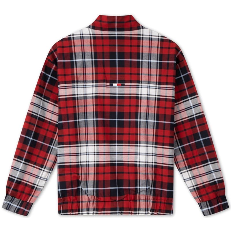 Tommy Hilfiger Куртка Темно-синий Красный Клетка Детский - изображение 4