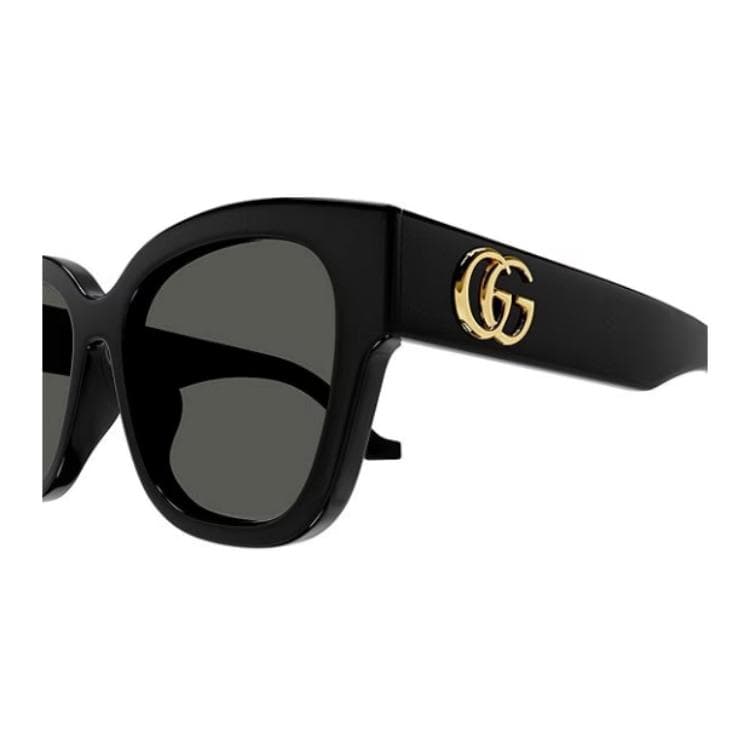 Солнцезащитные очки Gucci Acetate Irregular Sunglasses Black - изображение 5