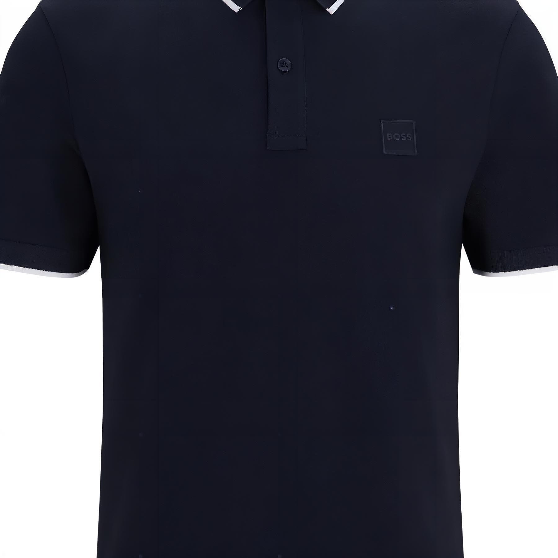 Поло HUGO BOSS Stretch-Cotton Slim-Fit Polo Shirt With Logo Patch PoloPolo - изображение 8