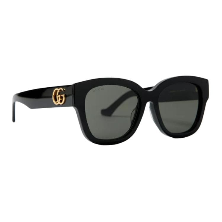Солнцезащитные очки Gucci Acetate Irregular Sunglasses Black - изображение 4
