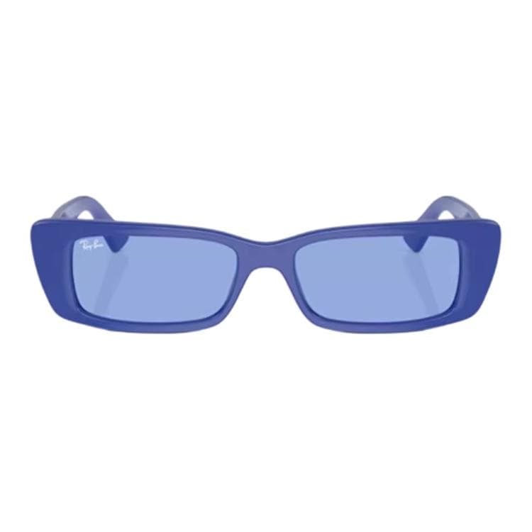 Солнцезащитные очки RayBan Пластиковая оправа литой квадратный дизайн солнцезащитные очки унисекс синий цвет - изображение 2