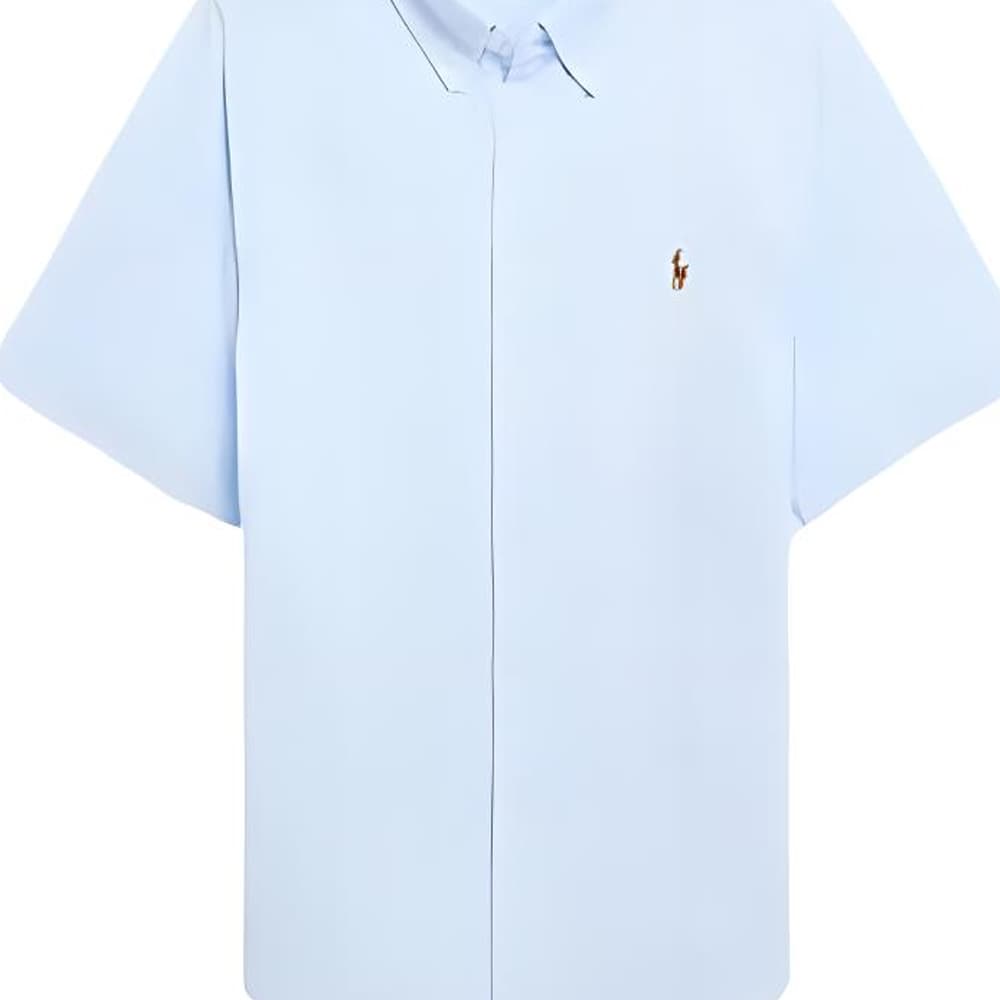 Polo Ralph Lauren SS24 Рубашка Летняя Детская Синяя - изображение 5