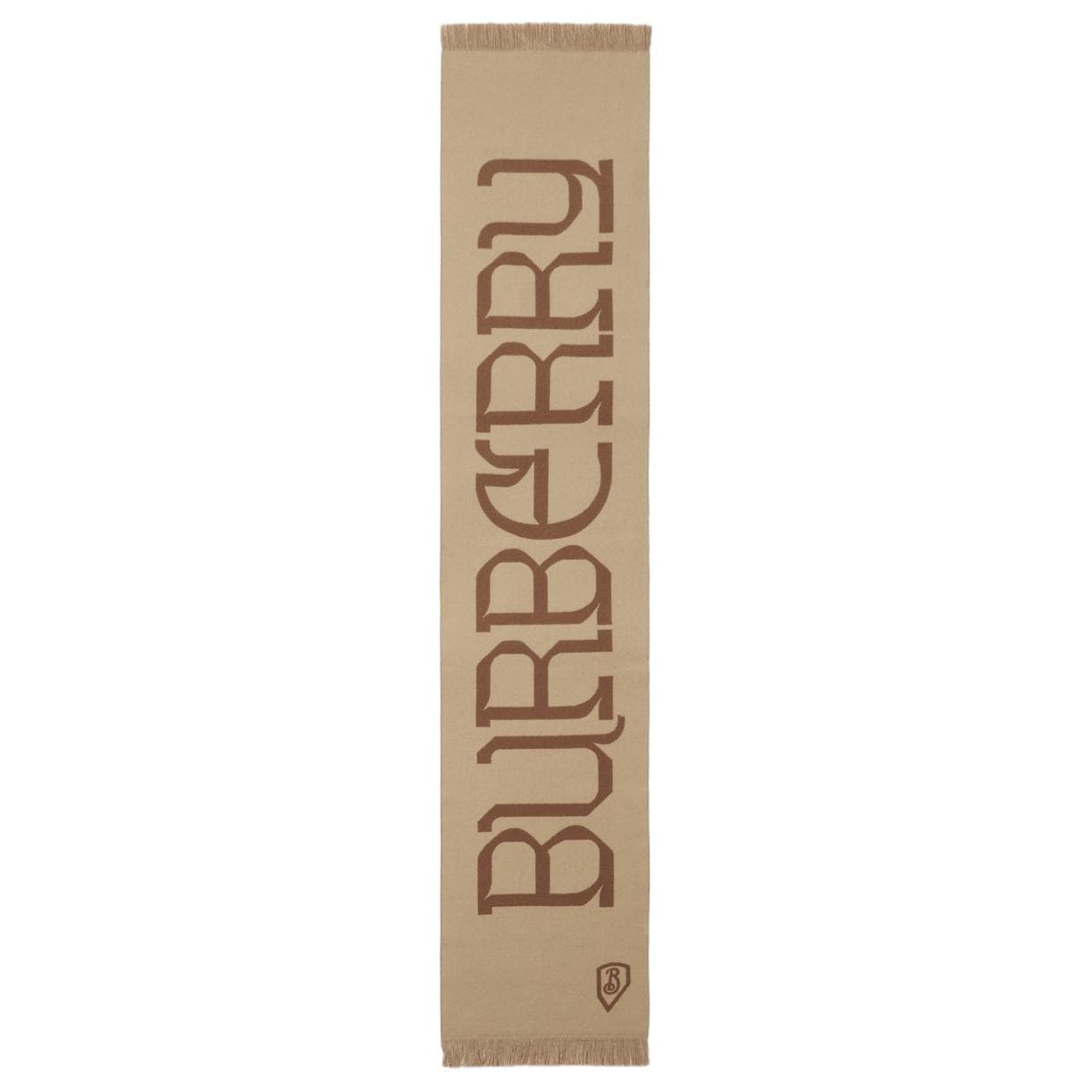 Шарф Burberry Wool Knit Платки Унисекс Коричневый - изображение 1