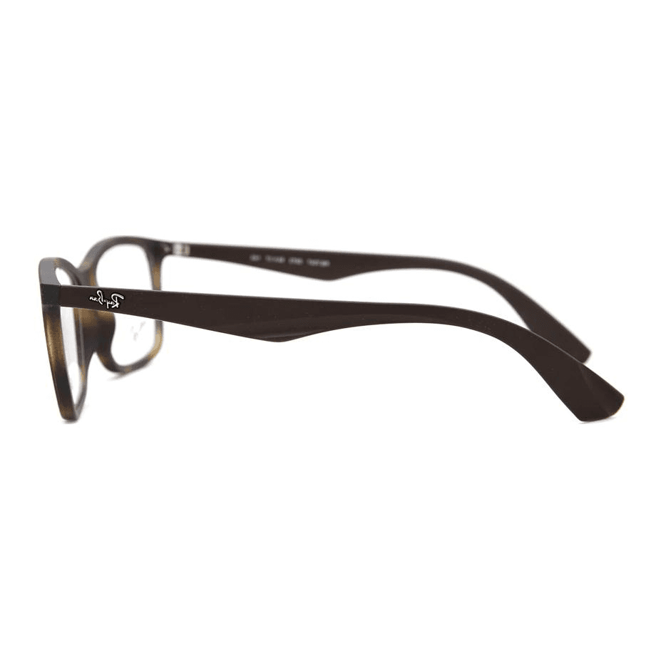 Оправа RayBan Пластиковые прямоугольные оправы для очков унисекс с узором "черепаха" - изображение 3