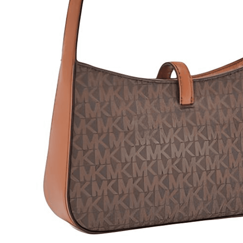 Мини-сумка MICHAEL KORS LYRA Искусственная кожа Сумка через плечо Сумка Сумка через плечо Маленькая Женская Коричневая - изображение 4