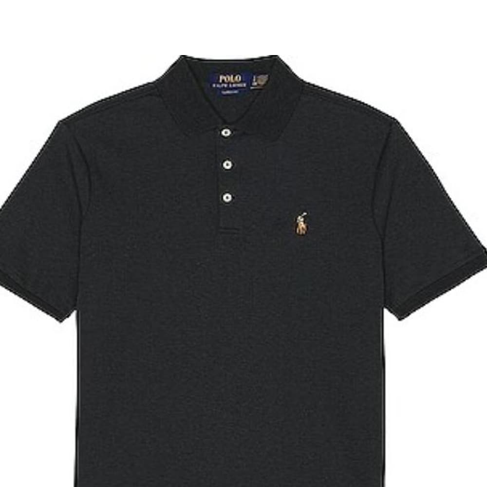 Поло Polo Ralph Lauren Polo Классическая версия Мужской Черный - изображение 5