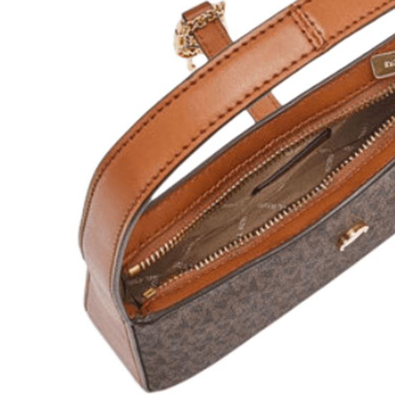 Мини-сумка MICHAEL KORS LYRA Искусственная кожа Сумка через плечо Сумка Сумка через плечо Маленькая Женская Коричневая - изображение 5