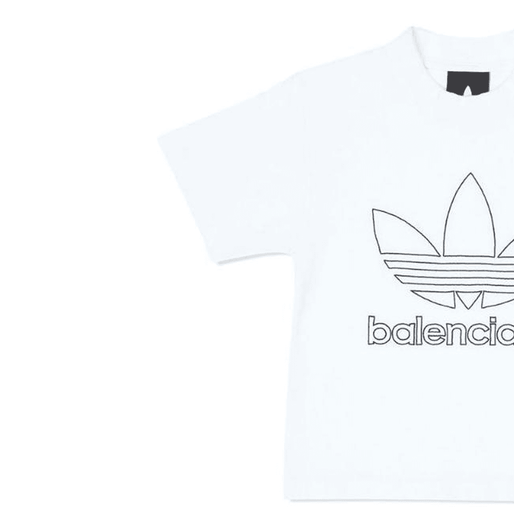 Футболка Balenciaga x adidas Originals SS23 Logo T-Shirt - изображение 5