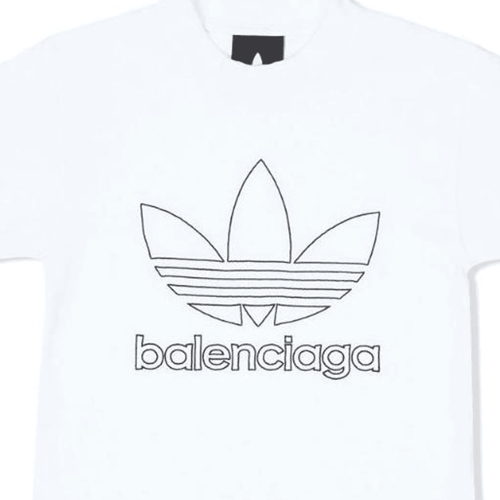 Футболка Balenciaga x adidas Originals SS23 Logo T-Shirt - изображение 3