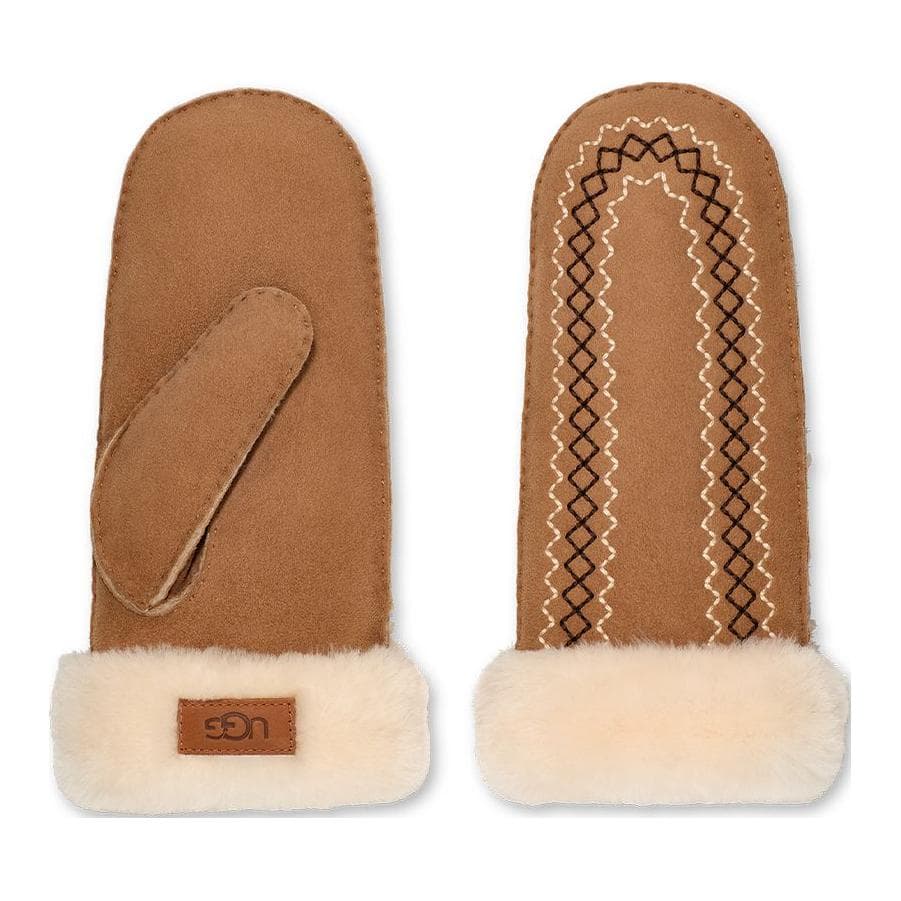 UGG Овчина Пальцевые Женские Каштановый - изображение 2
