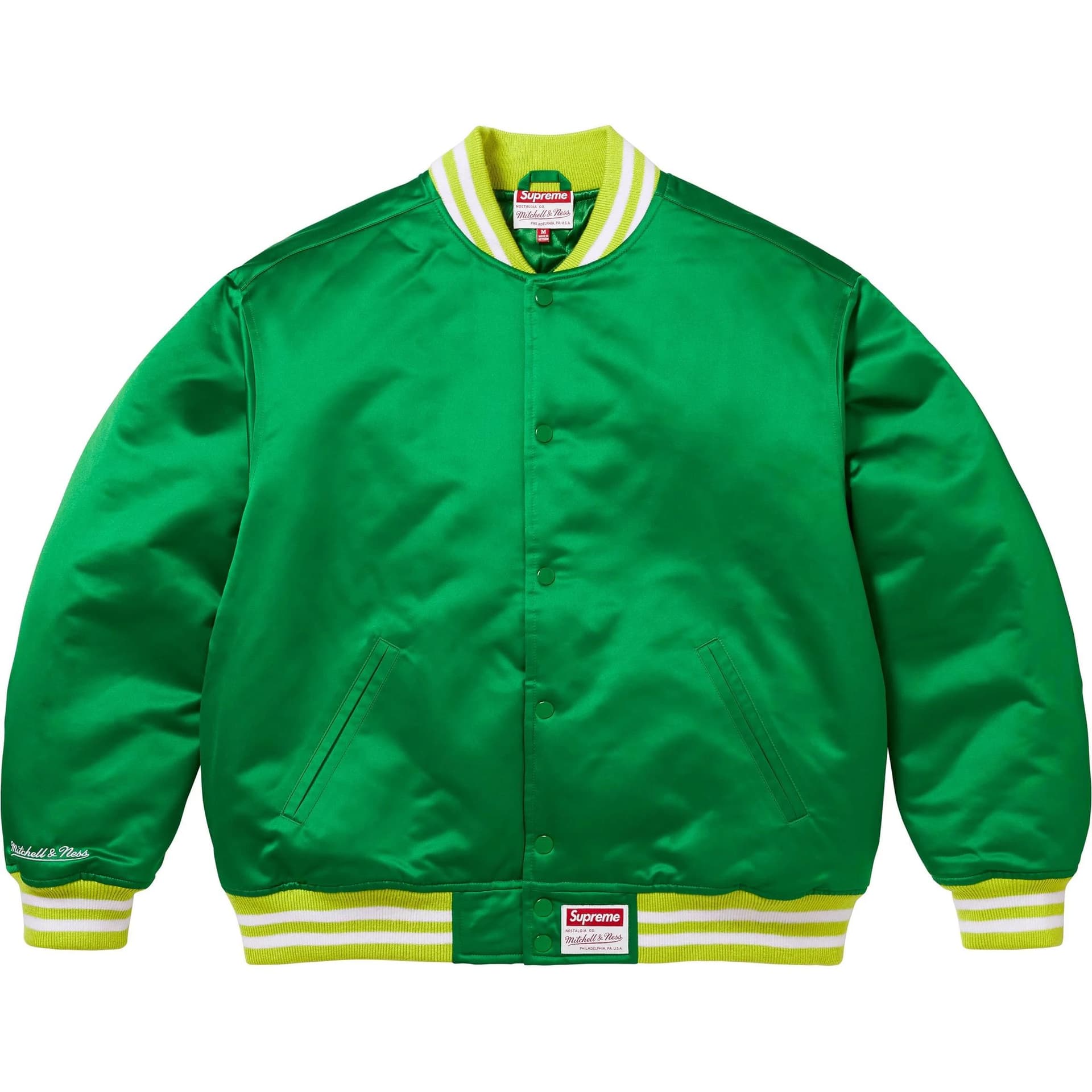 Куртка Supreme X MITCHELL NESS FW24 Куртка Унисекс - изображение 2