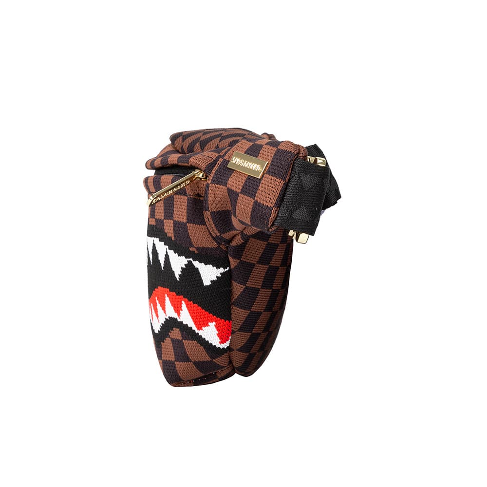 Поясная сумка SPRAYGROUND Полиэфирное волокно Поясная сумка (бандана) Обычный (стандартный) Унисекс Коричневый - изображение 3
